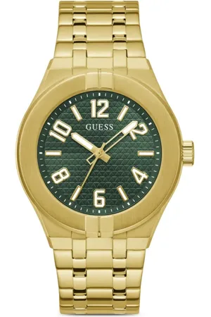 Guess Montre en acier inoxydable à remontage manuel 44 mm