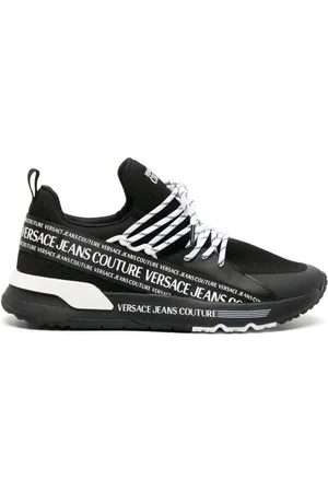 VERSACE Baskets à logo imprimé