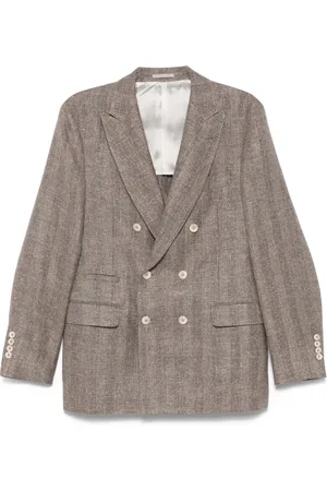 Brunello Cucinelli Blazer à boutonnière croisée