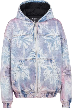 Balmain Veste bomber à imprimé