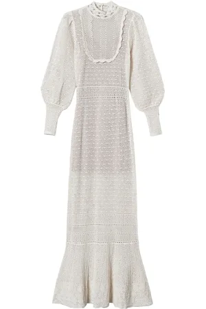 Twin-Set Robe en maille à coupe longue