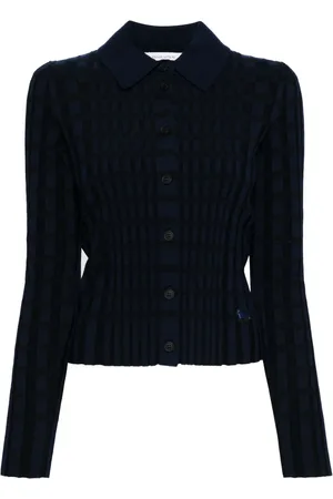 Maison Kitsuné Chemise en maille à carreaux