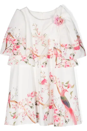PATACHOU Robe imprimée à fleurs appliquées
