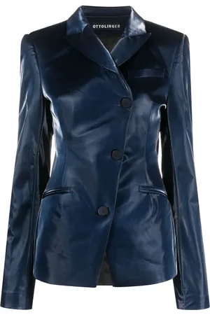 OTTOLINGER Blazer verni à détail de harnais