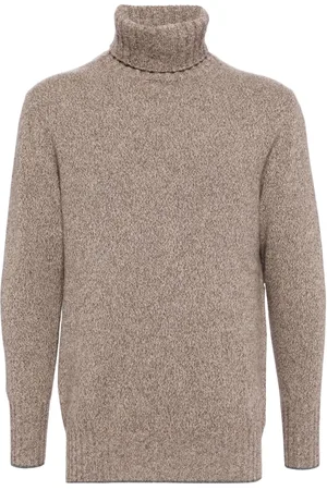 N.PEAL Pull Brompton Marl Roll Neck