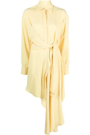 Viktor & Rolf Robe-chemise drapée à design asymétrique