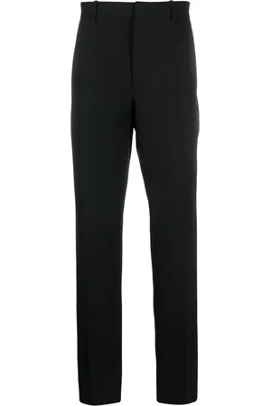 Jil Sander Pantalon en laine à plis marqués