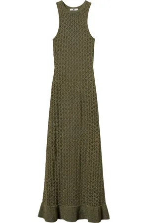 Twin-Set Robe en maille à coupe longue
