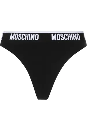 Moschino Culotte en coton stretch à bande logo