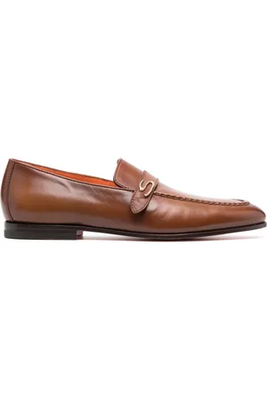santoni Mocassins en cuir