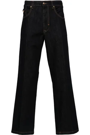 VERSACE Jean cigarette à taille mi-haute
