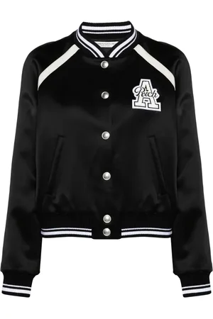 Alessandra Rich Veste matelassée à patch logo