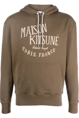 Maison Kitsuné Hoodie en polaire à logo imprimé