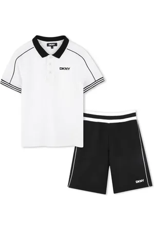 DKNY Ensemble polo-short à logo imprimé