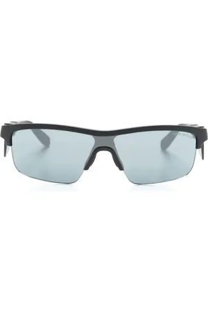 Emporio Armani Lunettes de soleil à monture couvrante