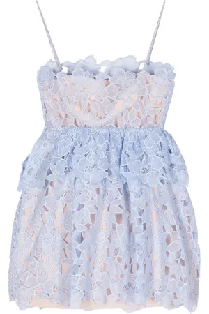 Self-Portrait Robe courte en dentelle