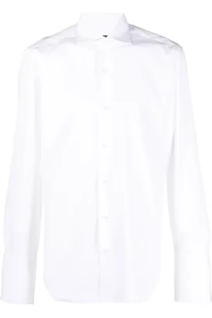 BARBA Chemise en coton à manches longues