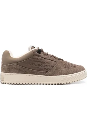 Emporio Armani Baskets à logo en jacquard