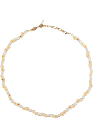 Anni Lu Collier de perles à fleurs