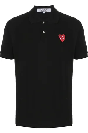 Comme des Garçons Polo à patch logo