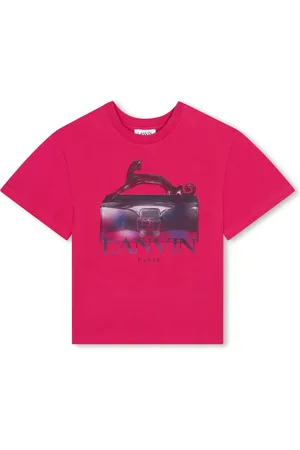 Lanvin T-shirt en coton à imprimé graphique