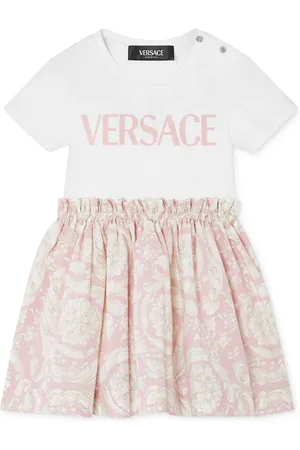 VERSACE Robe à imprimé baroque