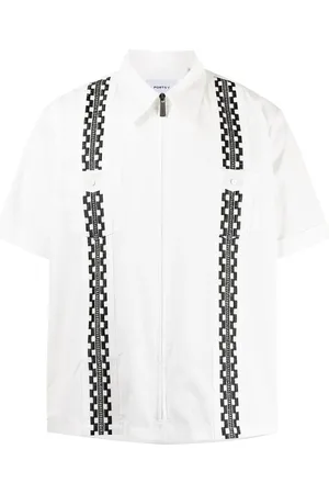 Ports V Chemise à motif géométrique