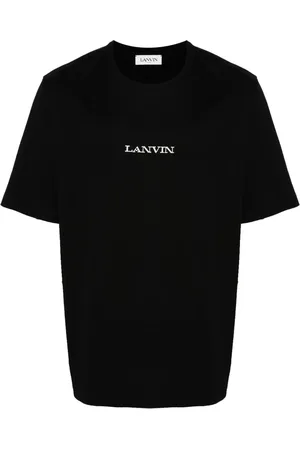 Lanvin T-shirt en coton à logo brodé