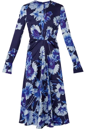 Erdem Robe mi-longue à design drapé