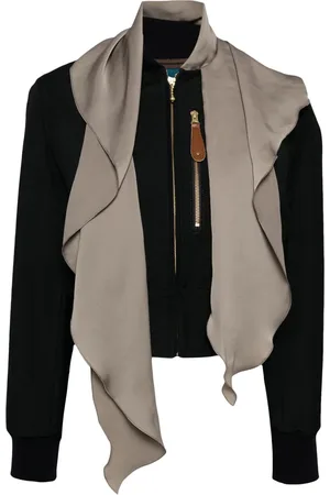 Kolor Veste crop à détail de foulard