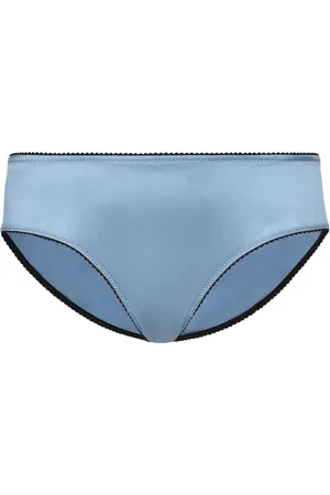 Dolce & Gabbana Culotte satinée à bords festonnés