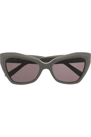 Balenciaga Lunettes de soleil à plaque logo