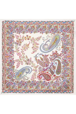 Etro Foulard en soie à imprimé graphique