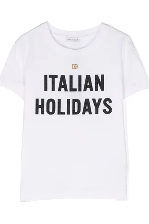 Dolce & Gabbana T-shirt en coton à plaque logo