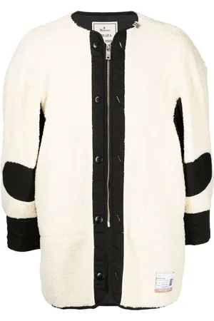 Maison Mihara Yasuhiro Veste en polaire à patch logo