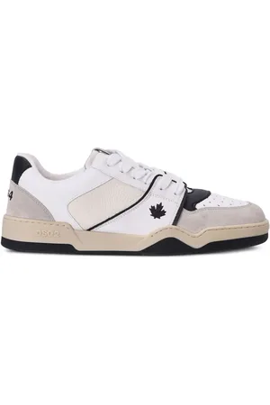 Dsquared2 Baskets Spiker en cuir à broderies