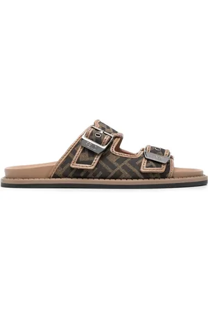 Fendi Sandales Feel à motif FF en jacquard