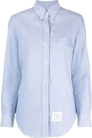 Thom Browne Chemise en coton à boutonnière