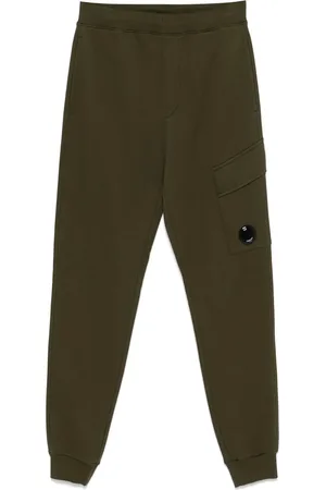 C.P. Company Pantalon de jogging à détail de verre signature