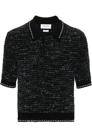 Thom Browne Haut polo en tweed