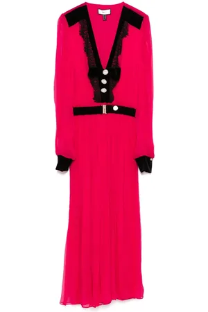 NISSA Robe mi-longue à taille ceinturée