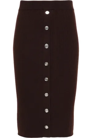 Pinko Jupe mi-longue à design nervuré