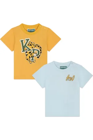 Kenzo Lot de deux t-shirts à logo imprimé