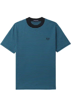 Fred Perry T-shirt rayé à motif brodé