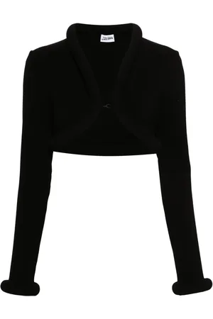 Jean Paul Gaultier Cardigan crop à bords matelassés