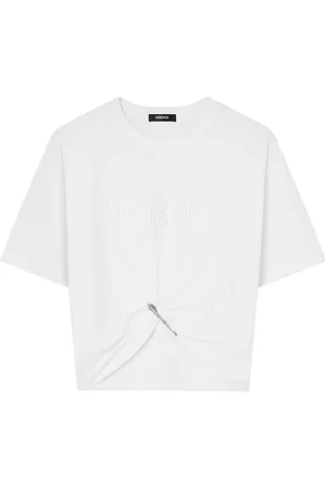 VERSACE T-shirt à logo brodé