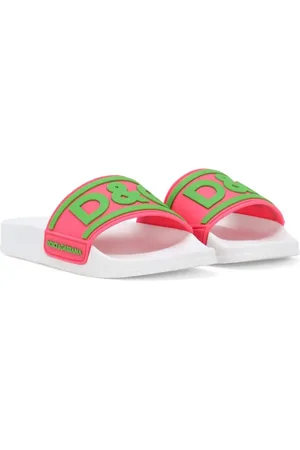 Dolce & Gabbana Claquettes à logo appliqué