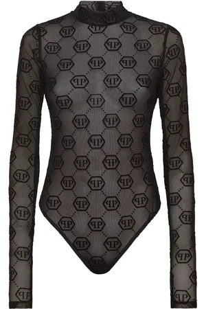 Philipp Plein Body en tulle à logo