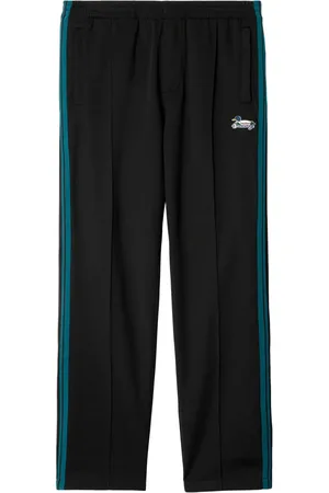 Burberry Pantalon de jogging rayé à broderie canard