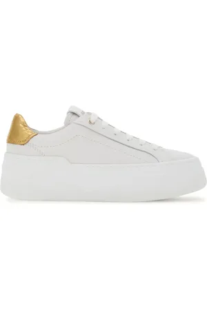 Salvatore Ferragamo Baskets Wedge à patch logo